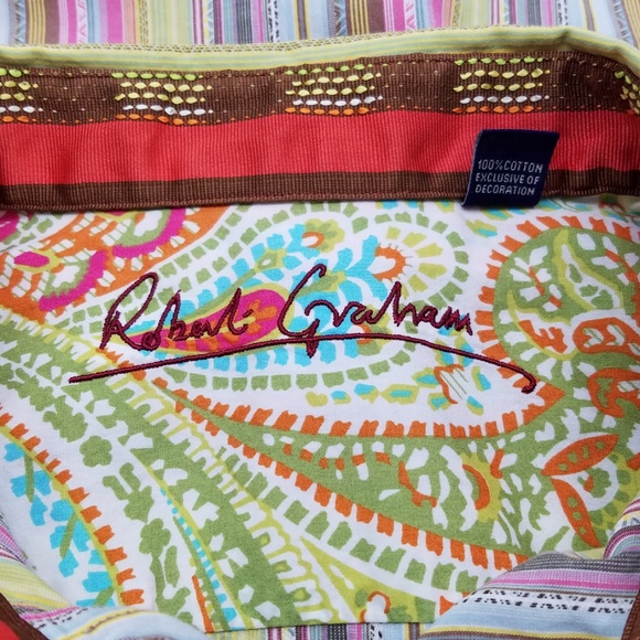 Robert Graham Multi-Color Long Sleeve Shirt XL - Picture 6 of 8